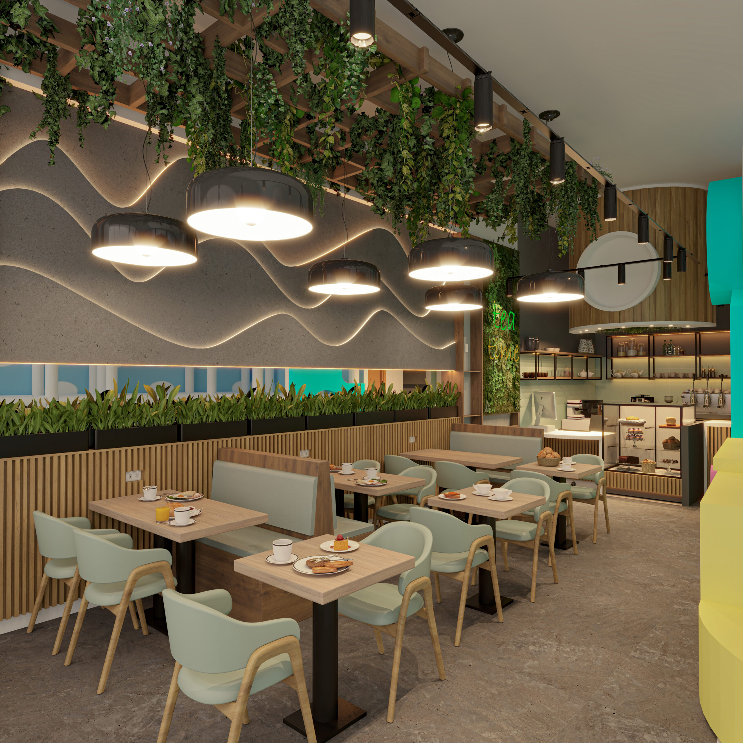 Cafeteria, Diseno Comercial